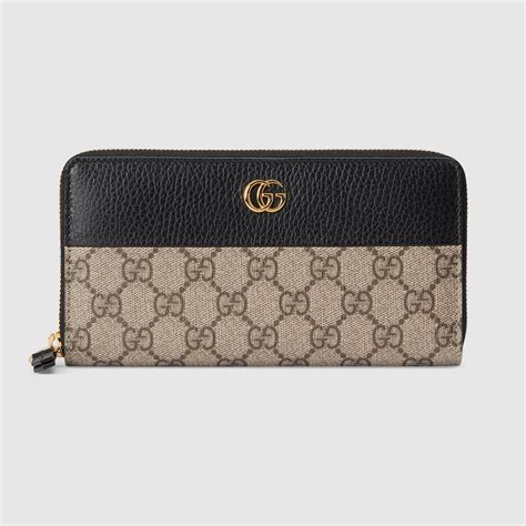 double g gucci wallet|Gucci marmont zip around wallet.